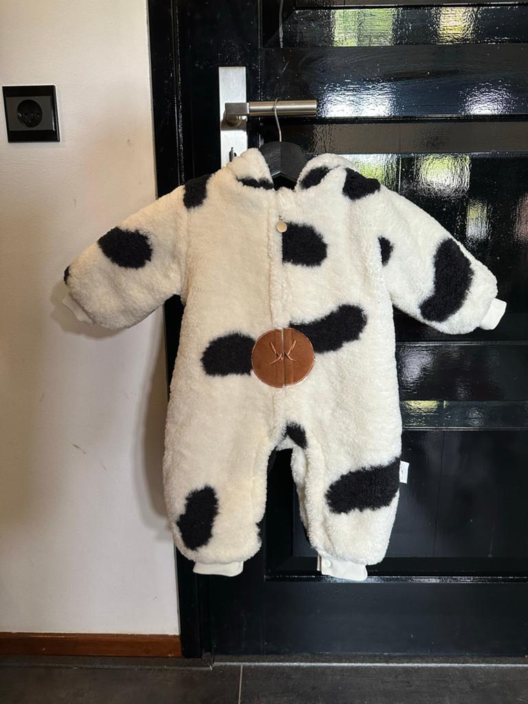 Schattige Koeien Onesie maat 68/74, Ophalen of Verzenden, Zo goed als nieuw, 104 of kleiner, Jongen of Meisje