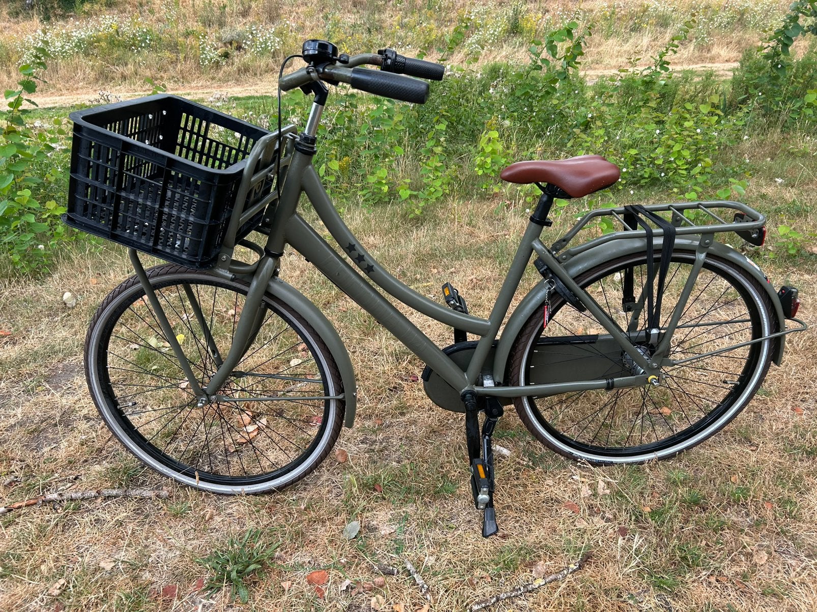 Cortina u4 26 inch transport fiets met kratje!, Ophalen of Verzenden, Zo goed als nieuw, 20 inch of meer