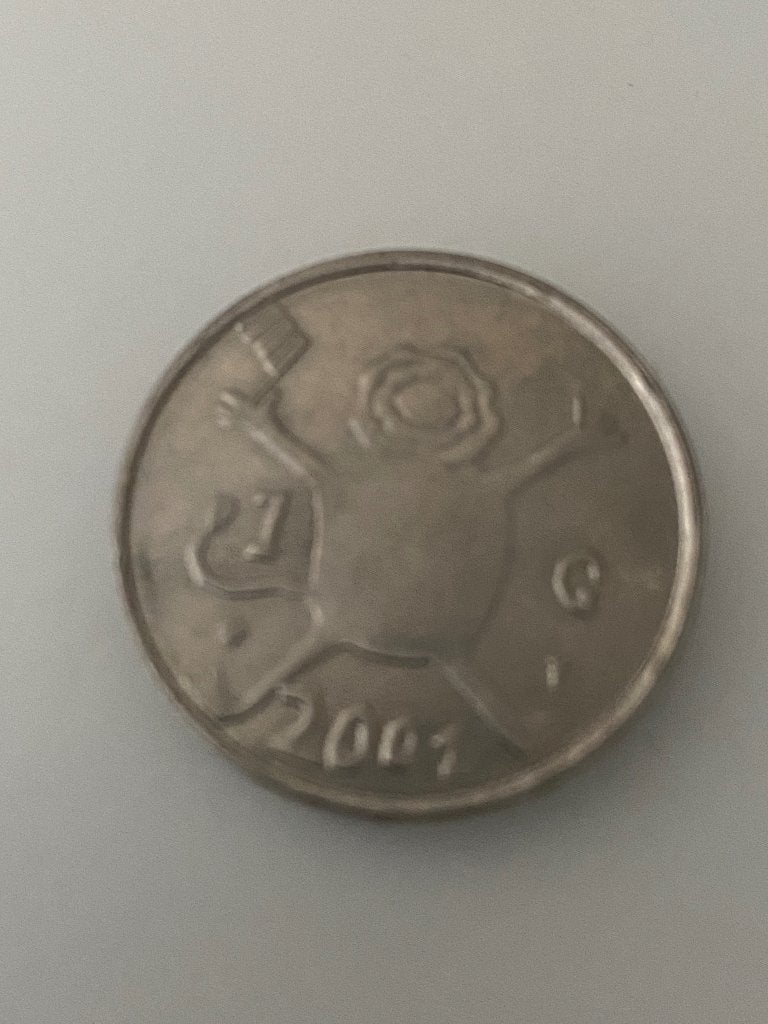 Nederlandse 2001 5 cent munt Koningin Beatrix, Ophalen of Verzenden, Koningin Beatrix, 1 gulden, Losse munt