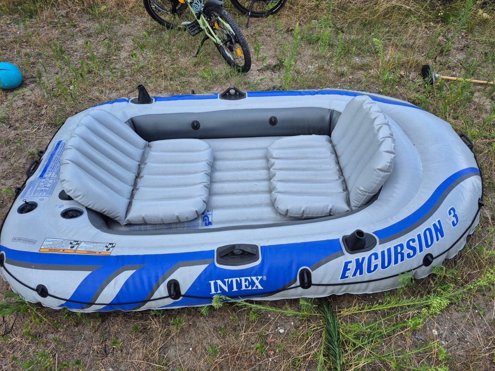 Intex Excursion 3 opblaasboot met peddels, Ophalen of Verzenden, Gebruikt, Overige typen