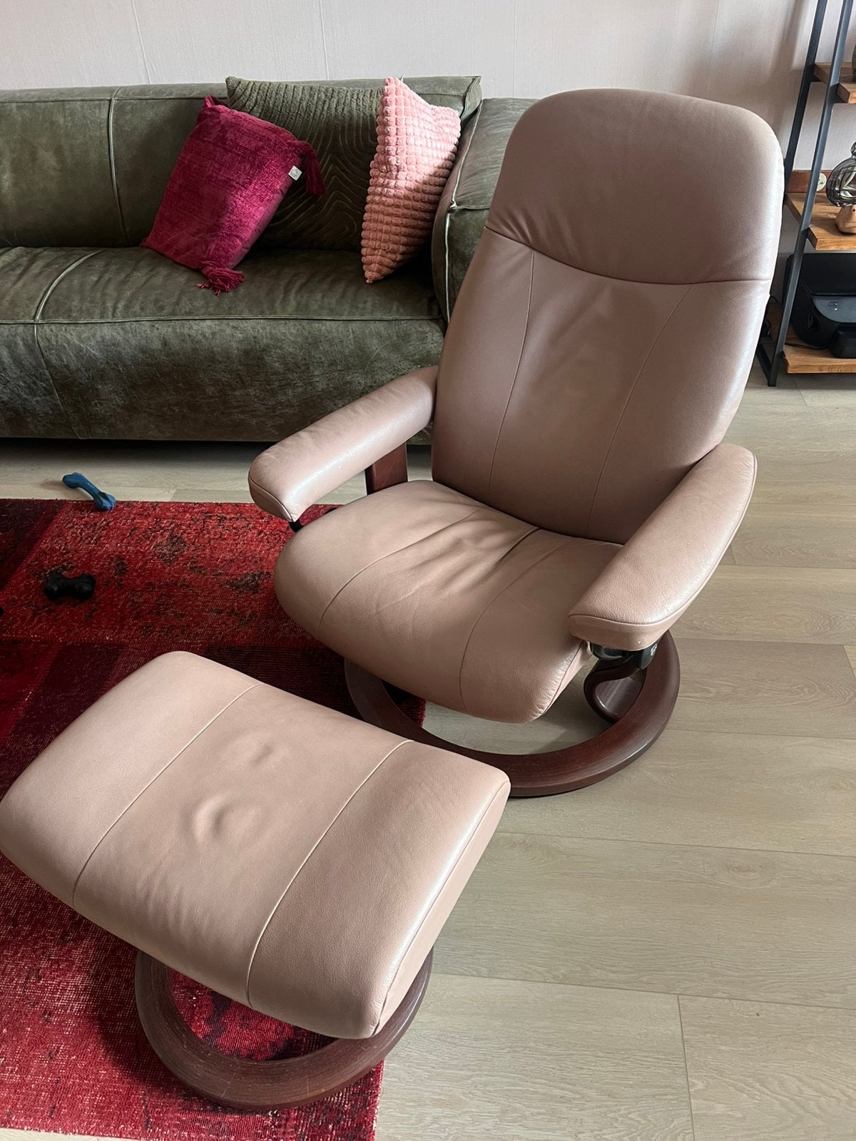 Stressless fauteuils, Ophalen, Zo goed als nieuw, 75 tot 100 cm, 50 tot 75 cm