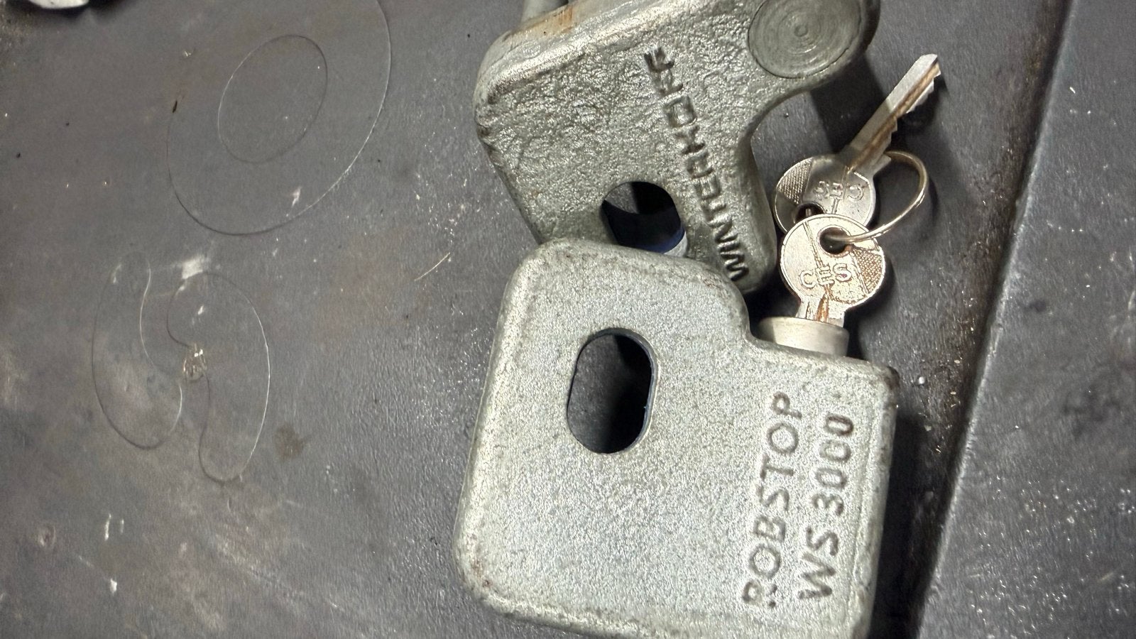 Robstop WS 3000 Winterhoff Disselslot, Ophalen of Verzenden, Gebruikt
