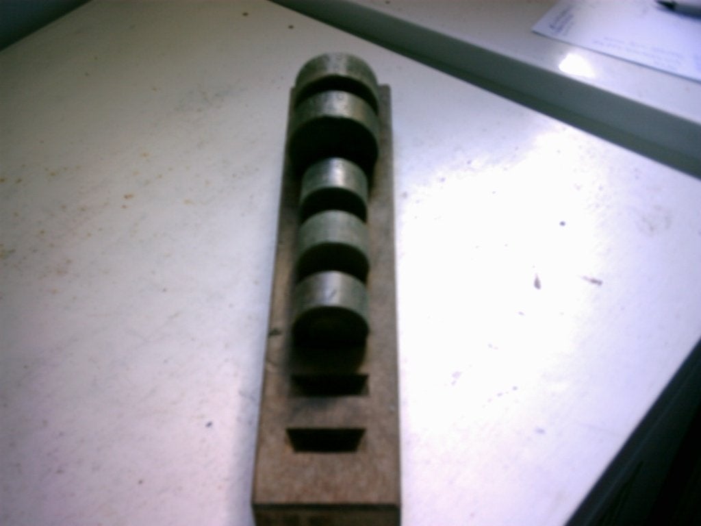 oud gewichtenblok uit 1950, Antiek en Kunst, Antiek | Gereedschap en Instrumenten, Ophalen of Verzenden