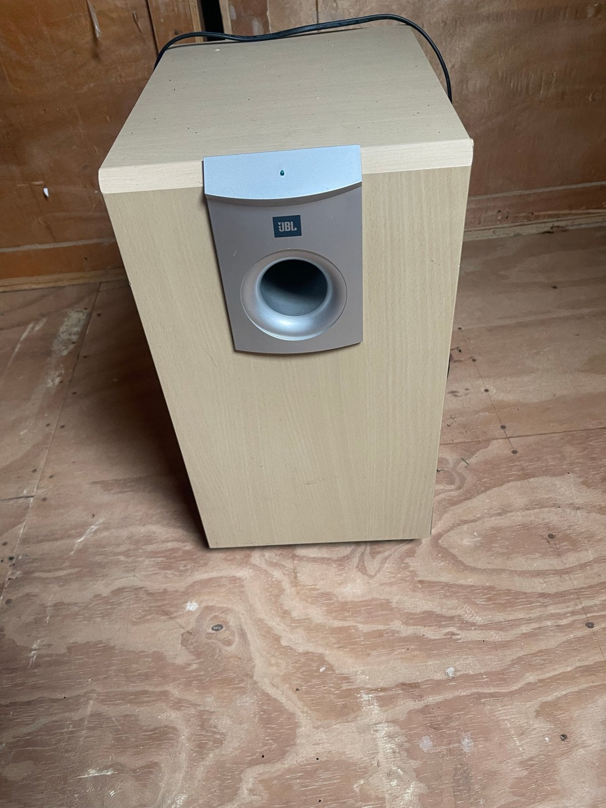JBL Simply Cinema SUB500 Subwoofer - Krachtige Bass, Ophalen, Gebruikt, Geschikt voor surround/home cinema, Minder dan 60 watt
