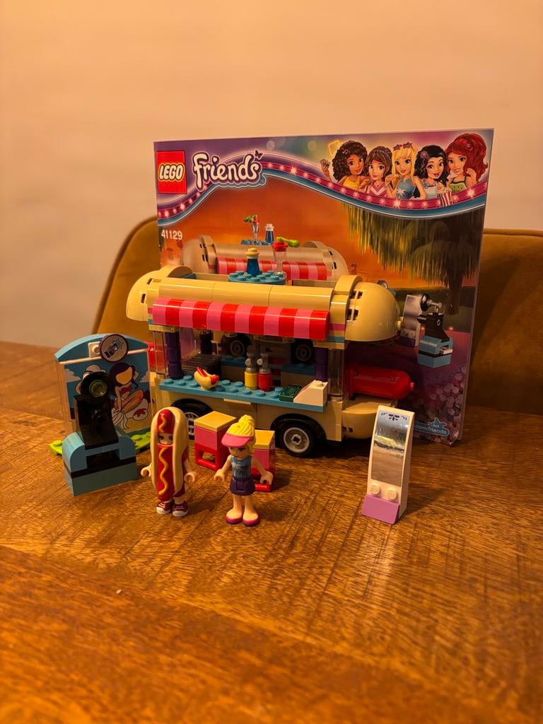 LEGO Friends Pretpark Hotdog-wagen - 41129, Ophalen, Inclusief minifiguren, Gebruikt, Lego