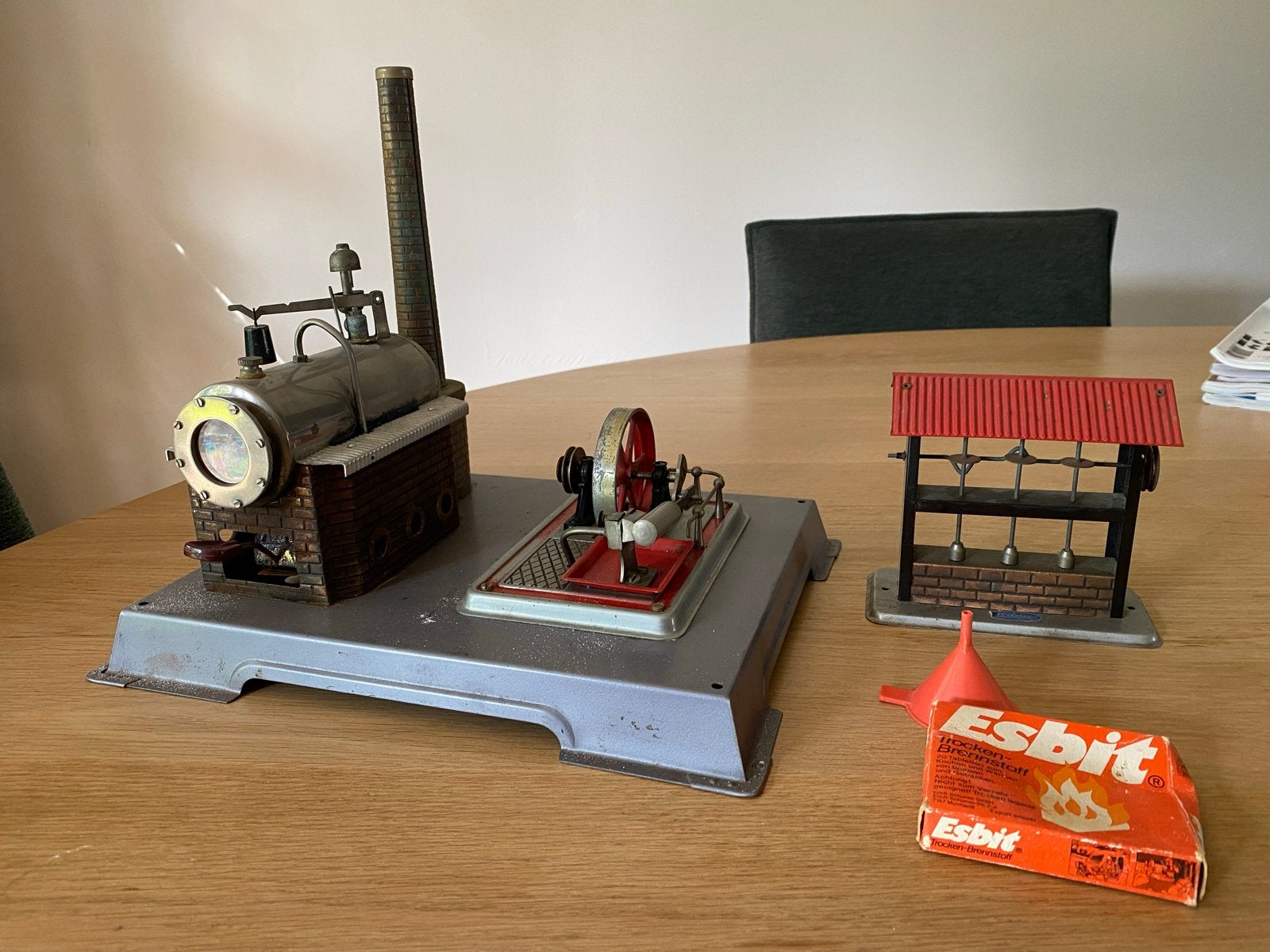 Te koop Vintage Stoommachine met Accessoires - Werkend Model, Ophalen of Verzenden, Gebruikt, Jongen of Meisje