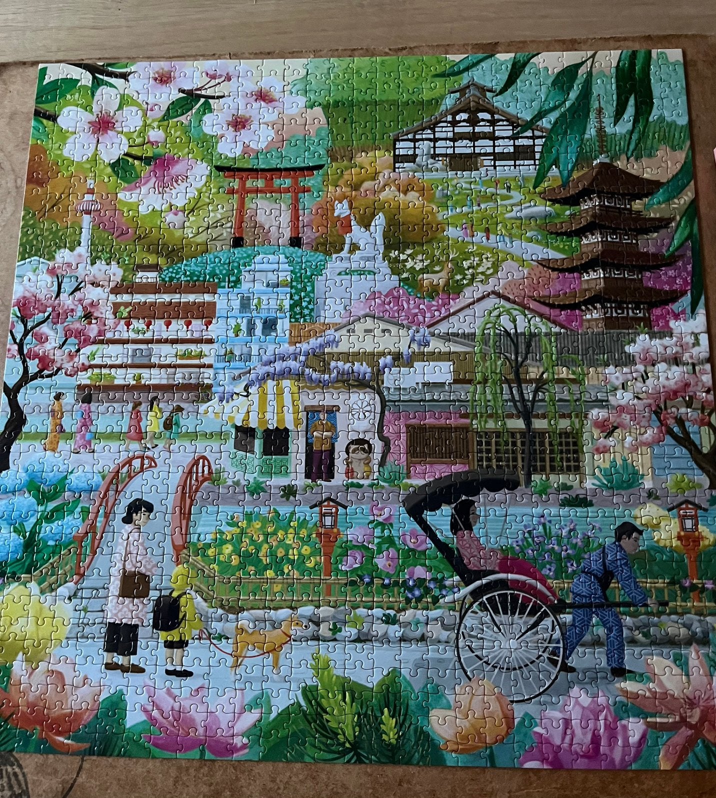 Eeboo puzzels,1x gelegd, Hobby en Vrije tijd, Denksport en Puzzels, Ophalen of Verzenden, 500 t/m 1500 stukjes, Zo goed als nieuw