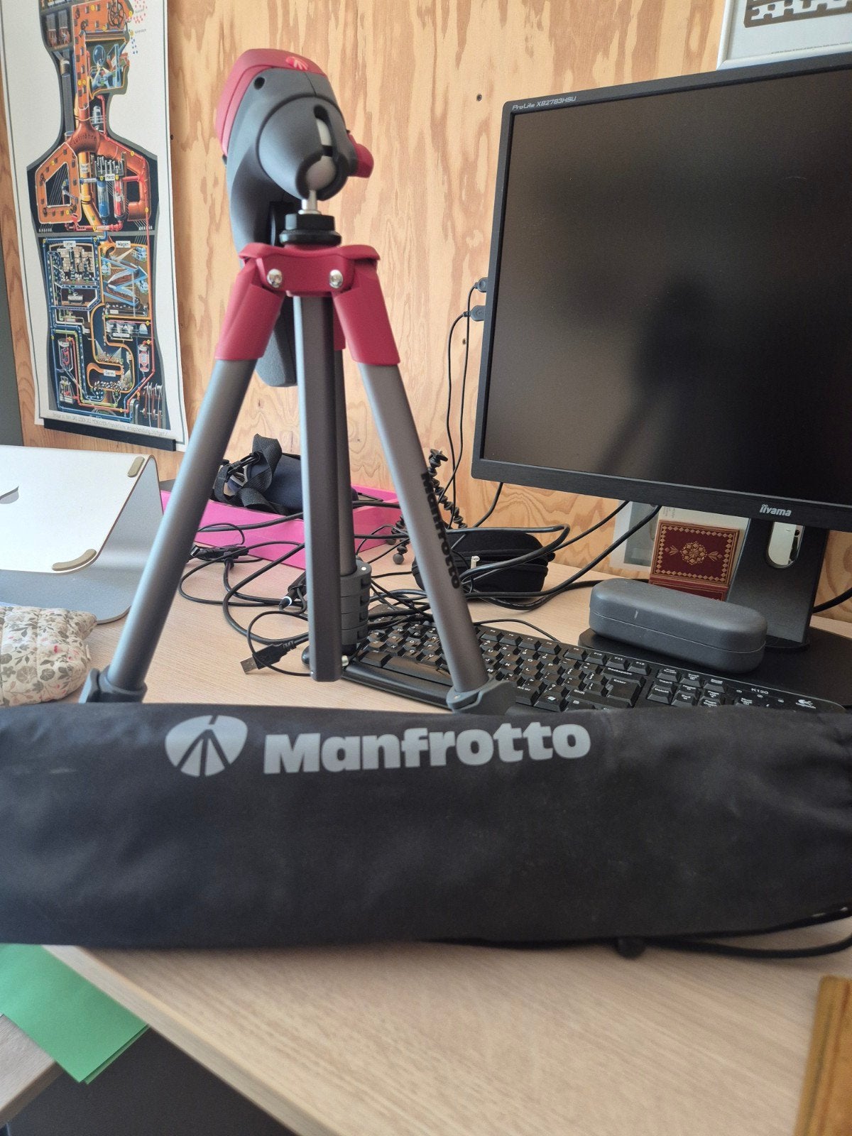 Manfrotto Pixi Evo Compact Action, Statief met Balhoofd, Met balhoofd, 125 cm of minder, Nieuw, Ophalen of Verzenden