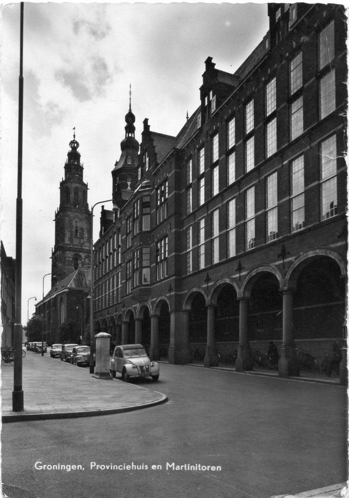 Groningen  Provinciehuis, Ophalen of Verzenden, 1960 tot 1980, Gelopen, Groningen