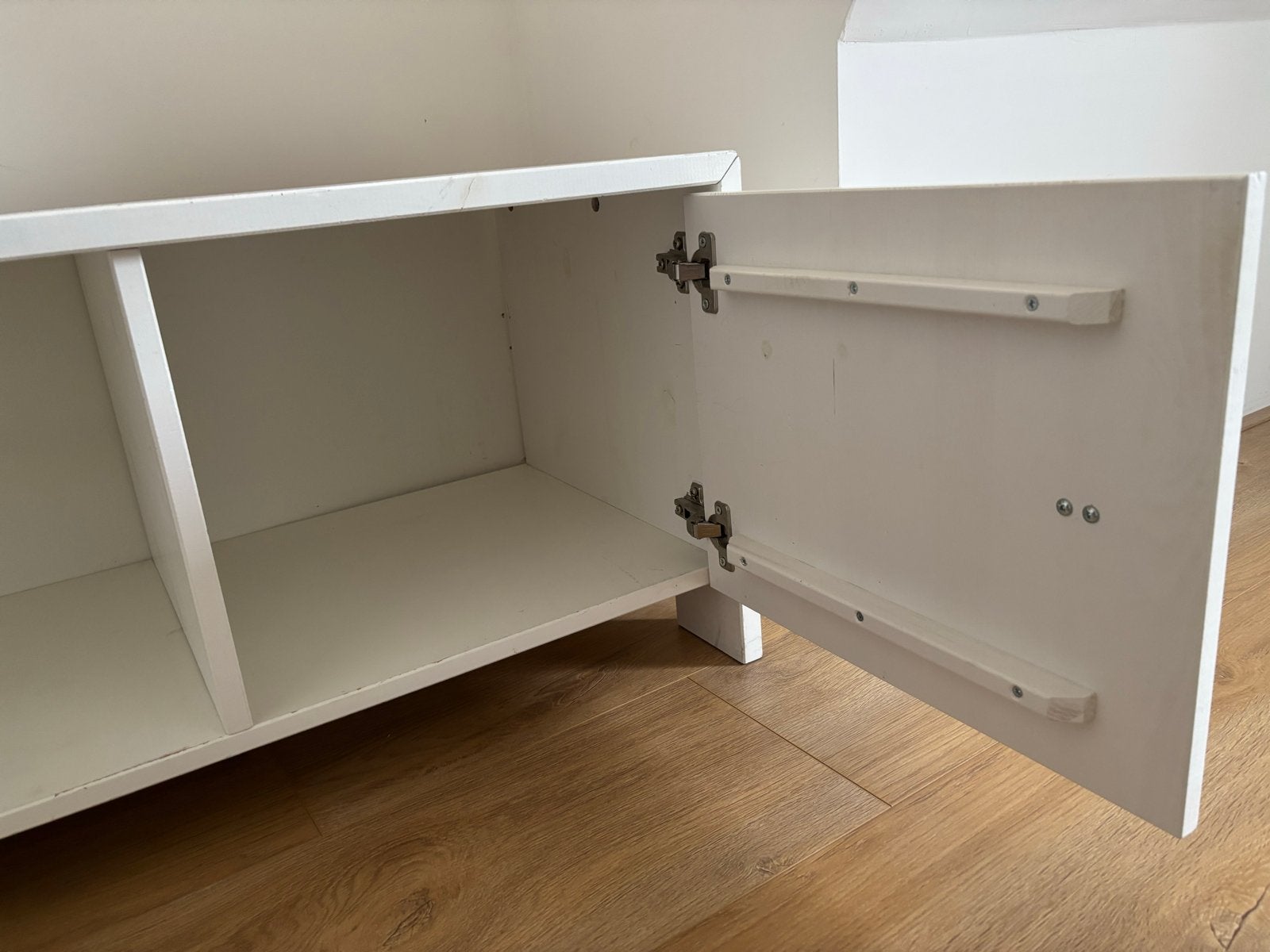 Jan des Bouvrie TV-meubel / dressoir wit, Gebruikt, 100 tot 150 cm, Ophalen of Verzenden, Minder dan 100 cm
