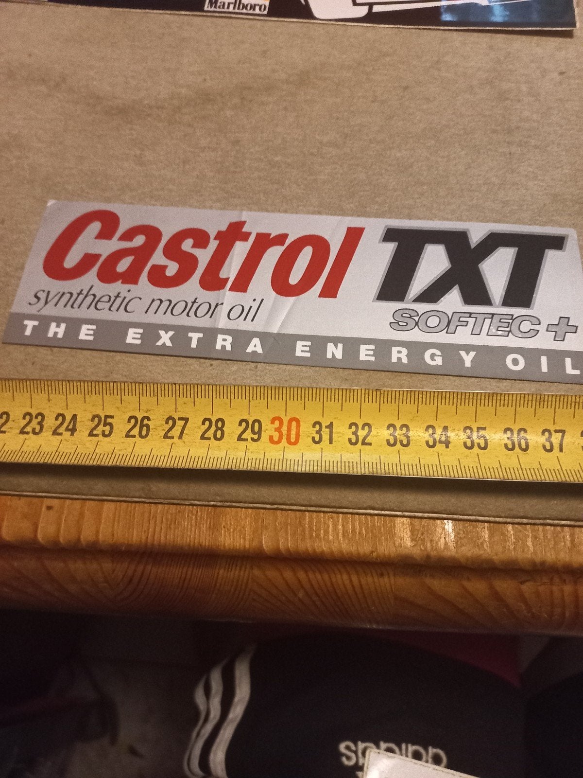 Castrol TXT Synthetic Motor Oil Sticker, Ophalen of Verzenden