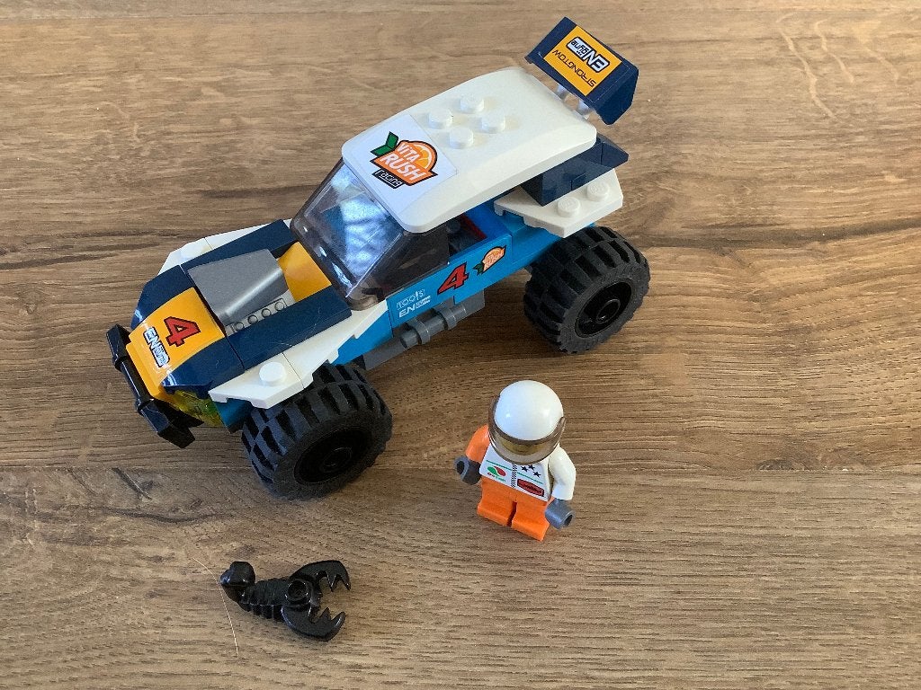 Lego City 60218 Woestijn Rallywagen, Lego, Ophalen of Verzenden, Complete set, Inclusief instructies
