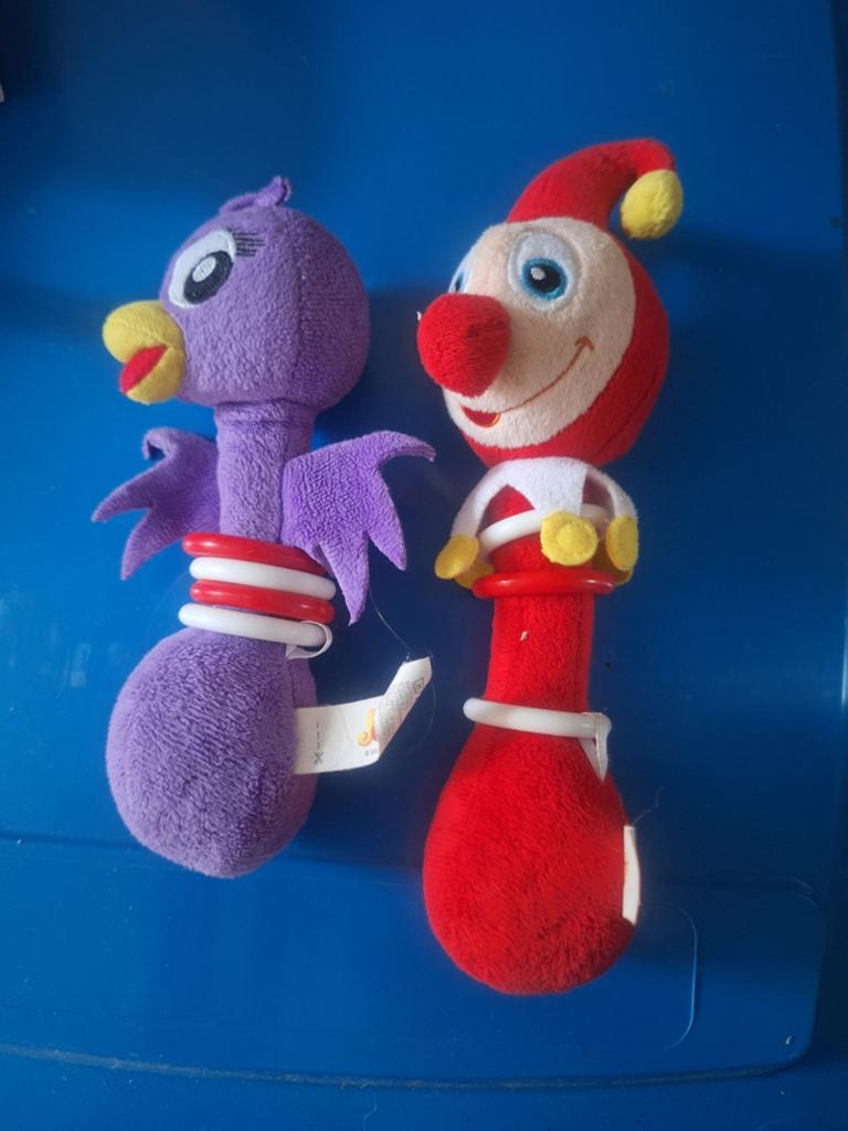 2 leuke rammelaars voor baby's, Verzamelen, Efteling, Ophalen of Verzenden