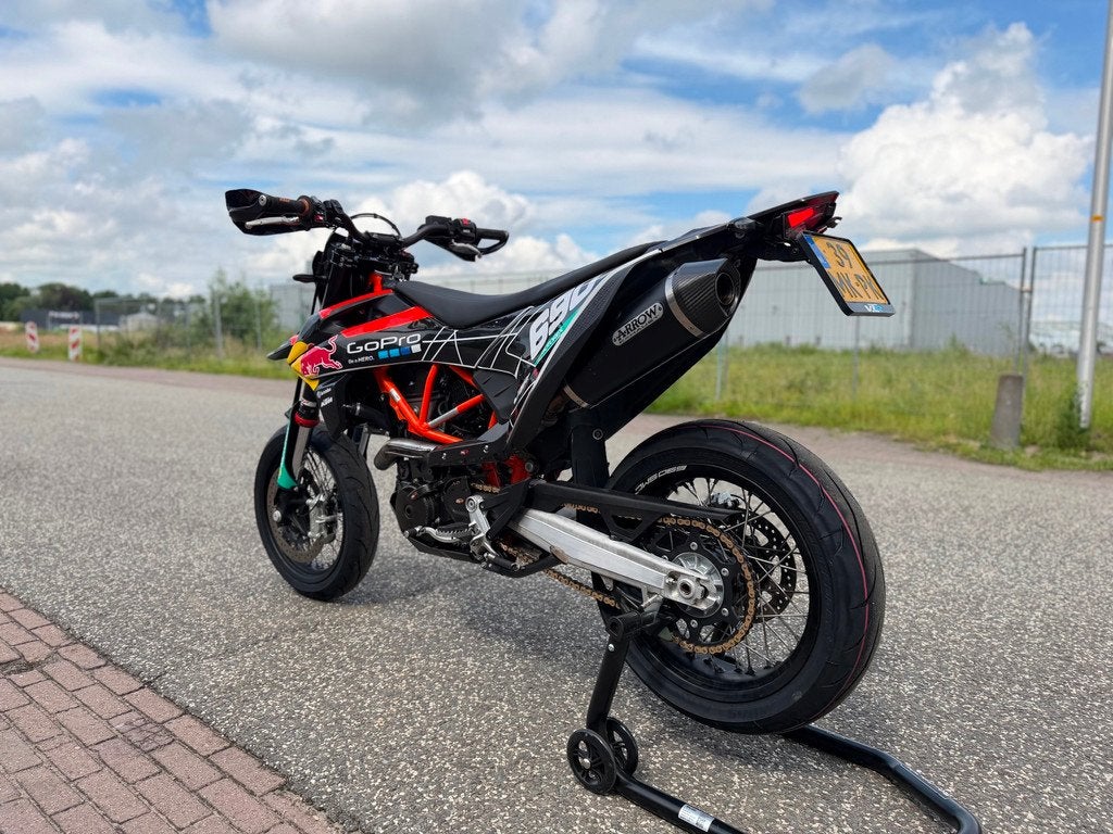 KTM 690 SMC R A2 Supermoto Supermotard TOPSTAAT!, Motoren, 693 cc, LED Verlichting, Ktm, Bedrijf