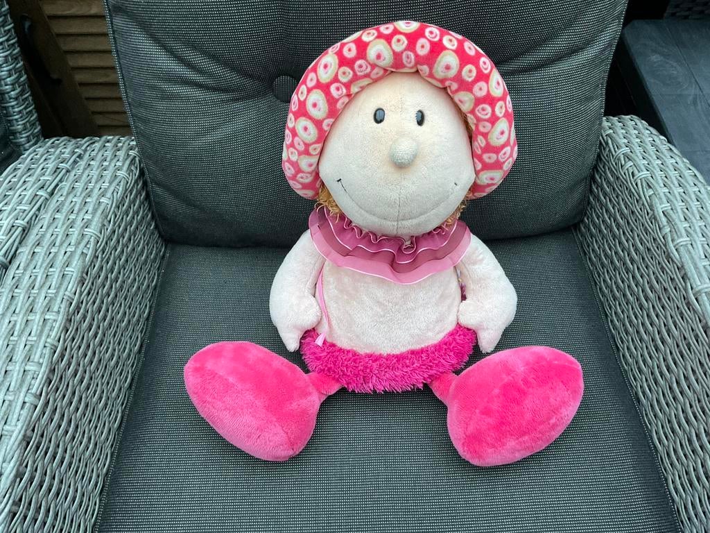 Nieuwe zgan grote NICI vlinder meisje knuffel 45cm, Ophalen, NICI, Overige karakters, Overige typen
