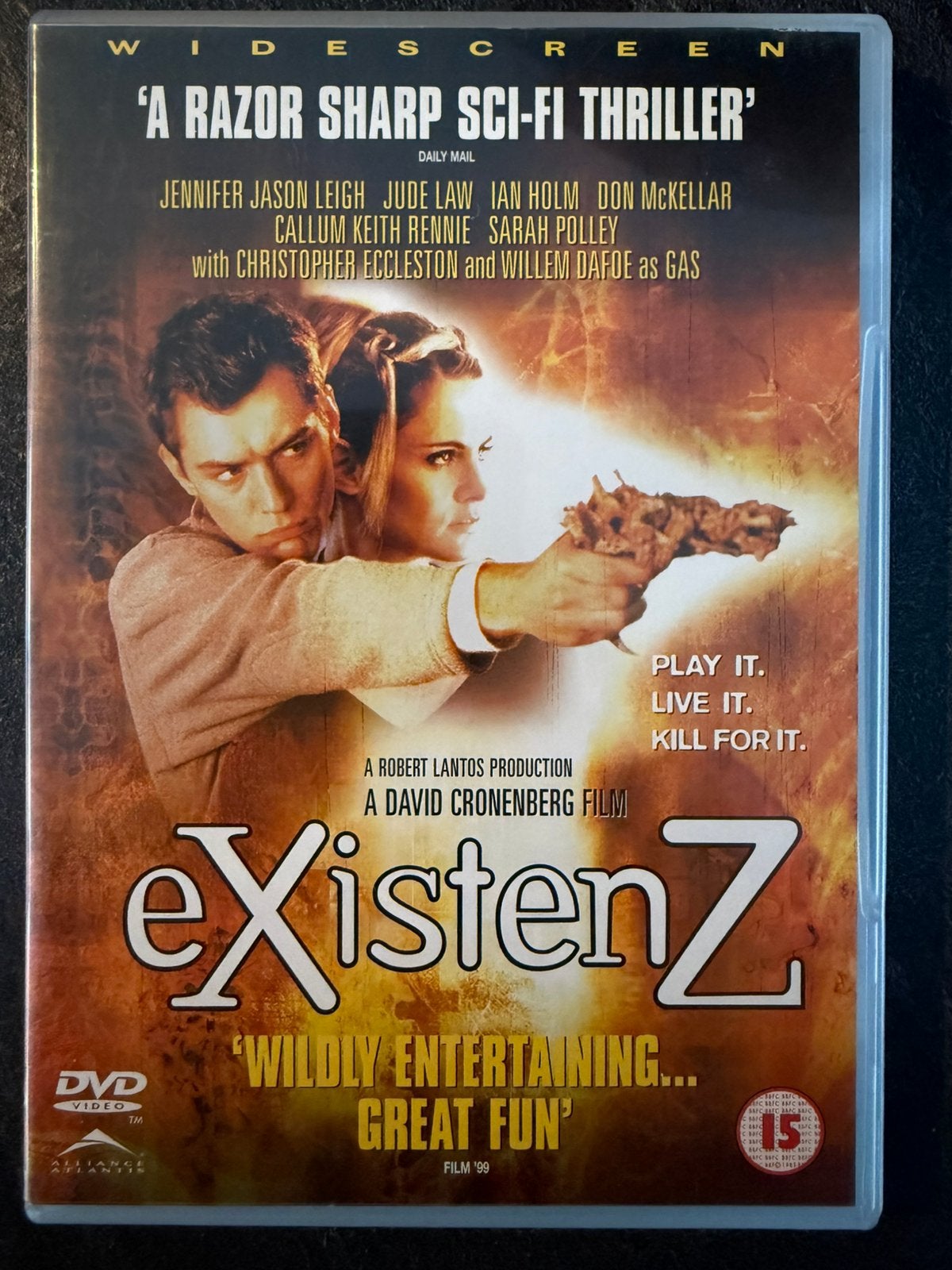Existenz dvd (UK import), Gebruikt, Engels, Ophalen of Verzenden, Breedbeeld