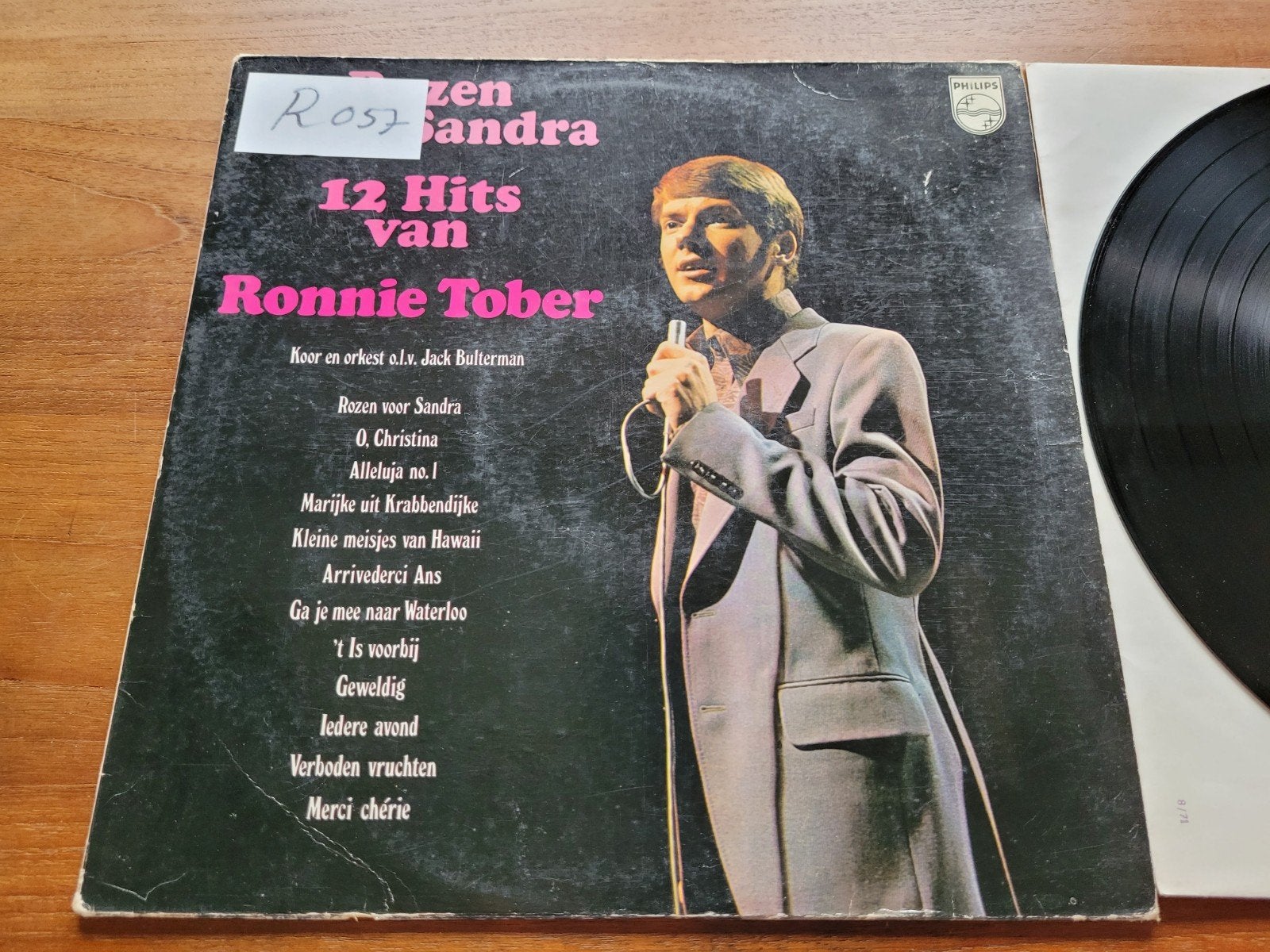 Ronnie Tober - Rozen voor Sandra (1971) LP, LP, Gebruikt, Originele persing, Ophalen of Verzenden