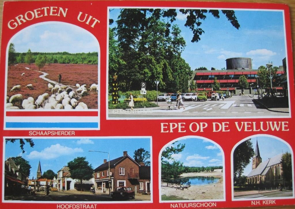 Groeten uit Epe op de Veluwe - 1984, Verzenden, 1980 tot heden, Gelopen, Gelderland