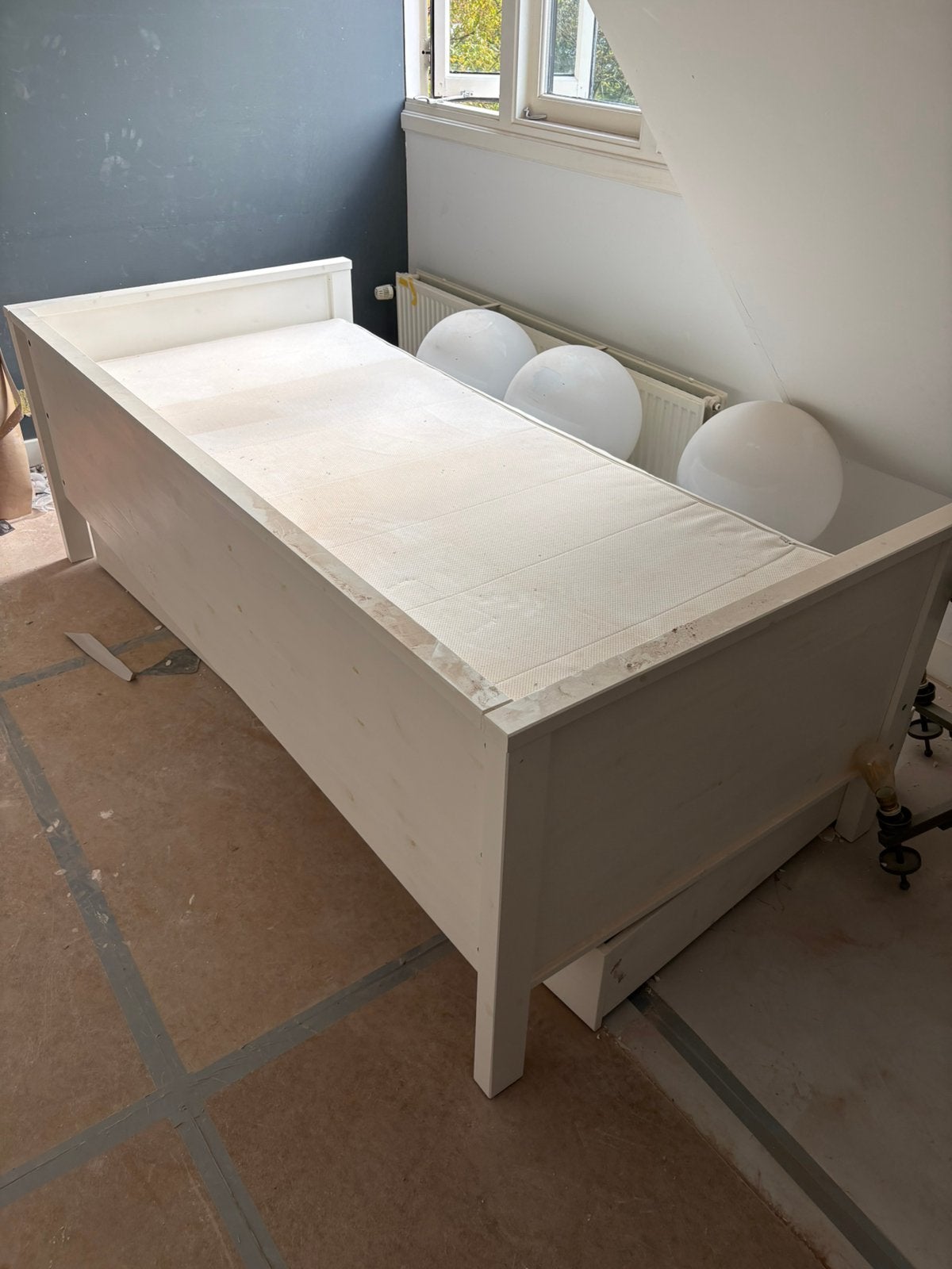 Eenpersoons bed, Ophalen, Gebruikt, 90 cm, Eenpersoons