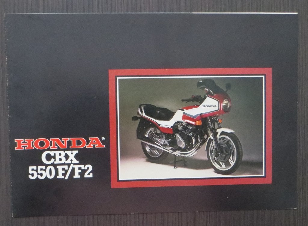 Folder Honda CBX 550 F/F2 - circa 1982 - 4 blz (Nederlands), Motoren, Verzenden, Honda