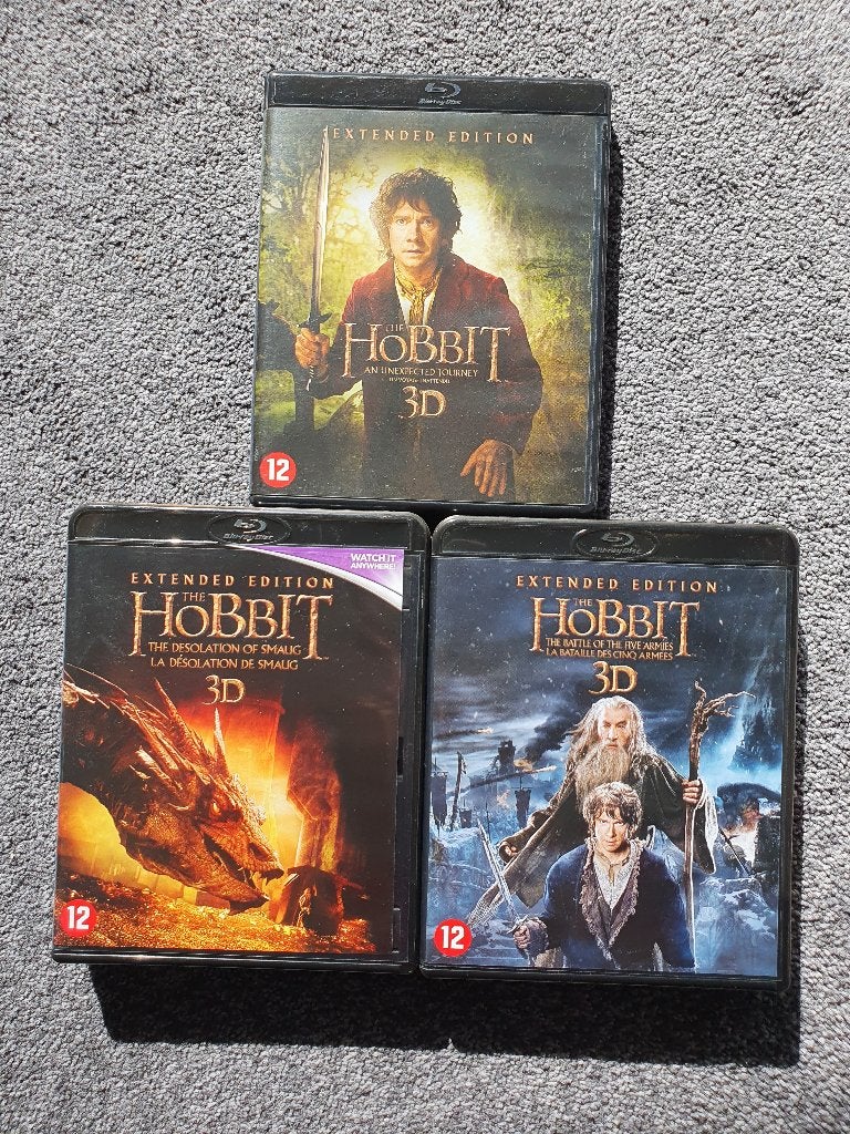 The Hobbit Extended Trilogy 2D (9 disc), Cd's en Dvd's, Ophalen of Verzenden, Zo goed als nieuw, Science Fiction en Fantasy