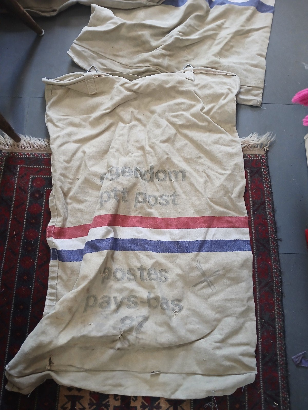 Vintage PTT postzakken - Ideaal voor decoratie of upcycling, Ophalen of Verzenden, Gebruikt