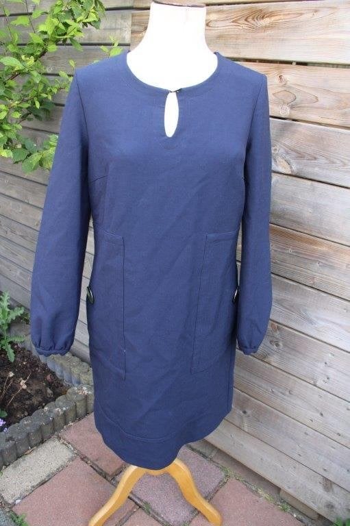 Jurk donkerblauw Caroline Biss mt 38 Vaste prijs AANBIEDING, Maat 38/40 (M), Blauw, Ophalen of Verzenden, Zo goed als nieuw