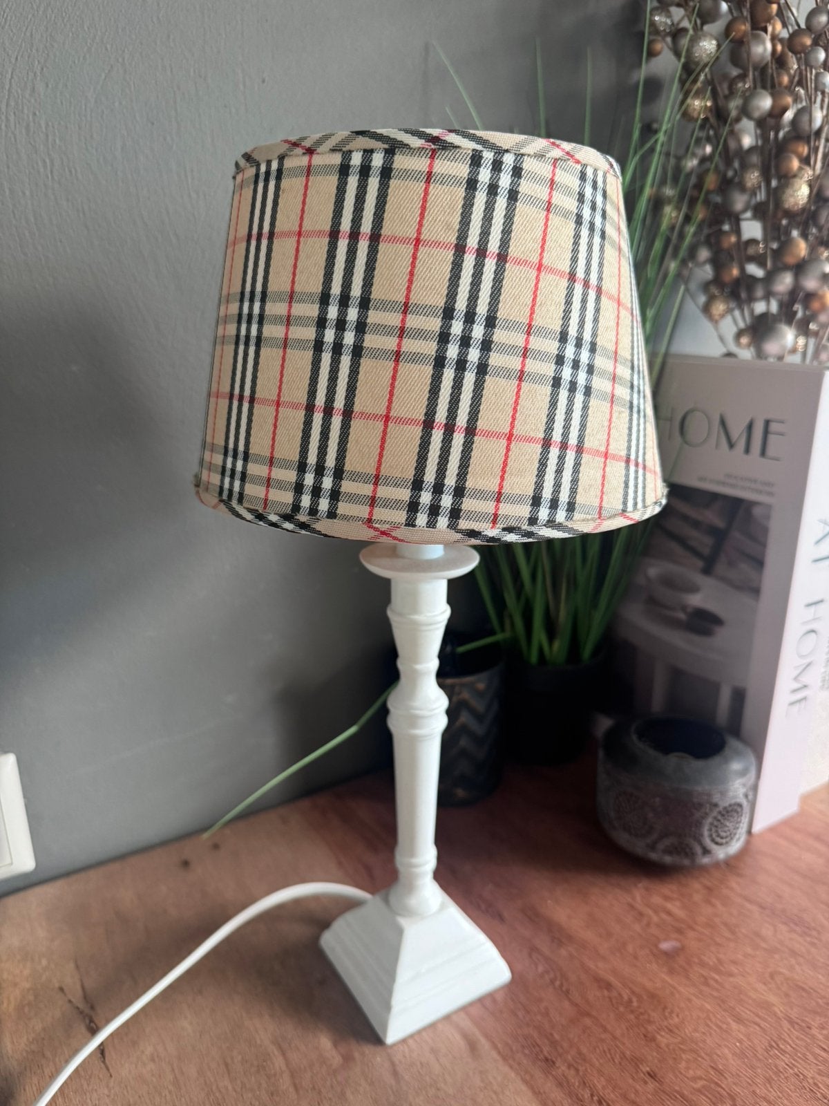 Lampenkapjes burberry design, Ophalen of Verzenden, Zo goed als nieuw, Design
