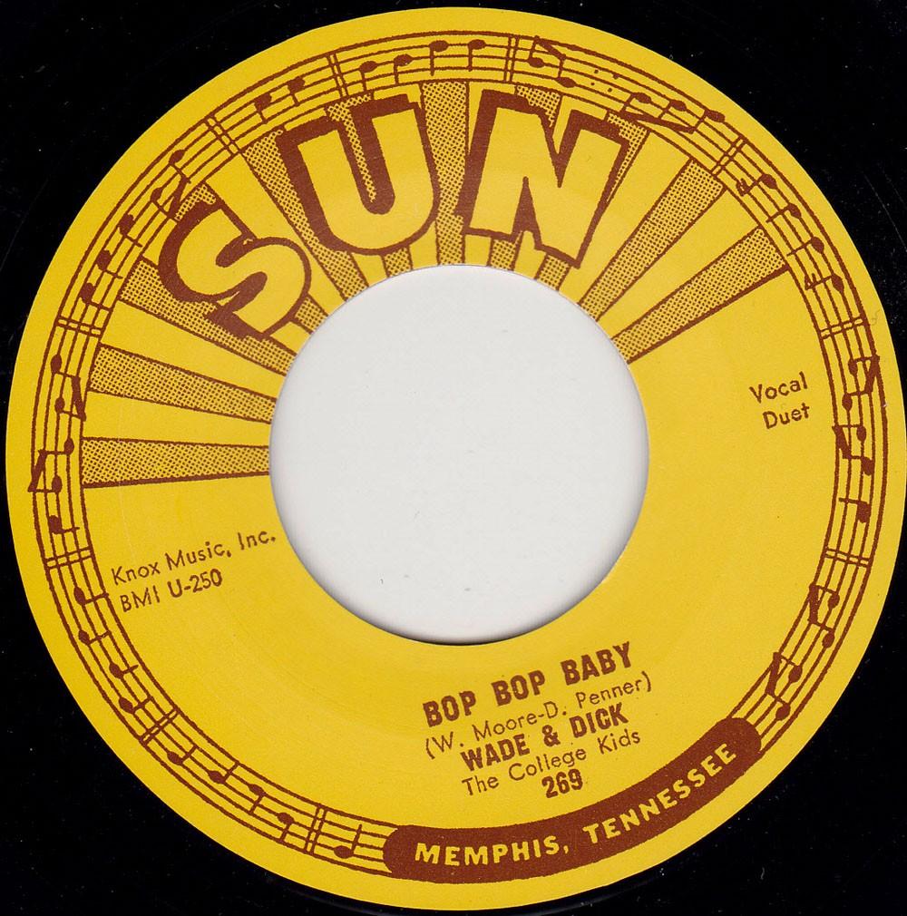 Wade & Dick - Bop Bop Baby ( rockabilly ) 7"45, 7 inch, Single, Ophalen of Verzenden, Pop