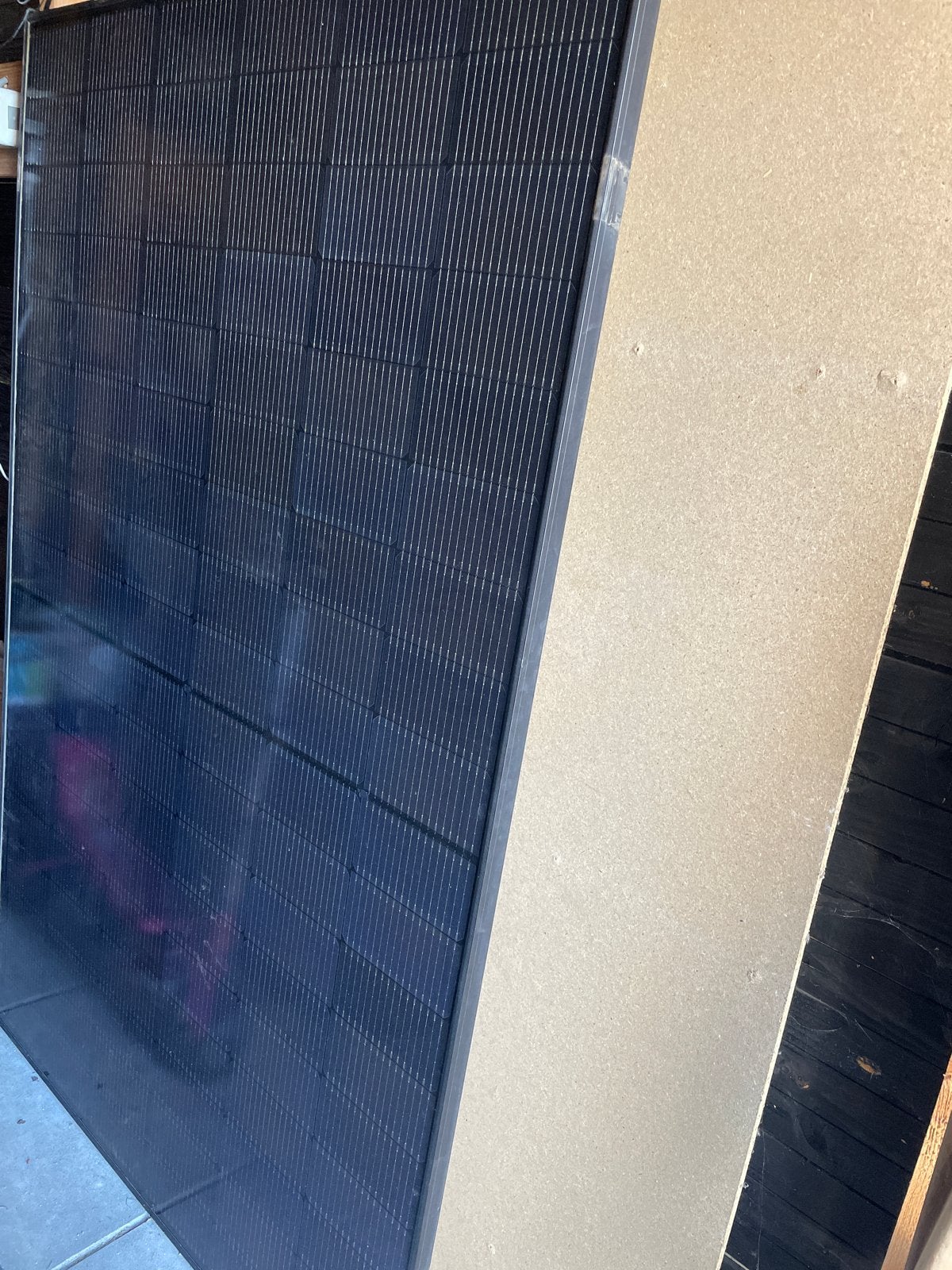Zonnepaneel Jinko solar 435 Wat - 114x176 cm met aansluiting, Doe-het-zelf en Verbouw, Zonnepanelen en Toebehoren, Ophalen, Zo goed als nieuw