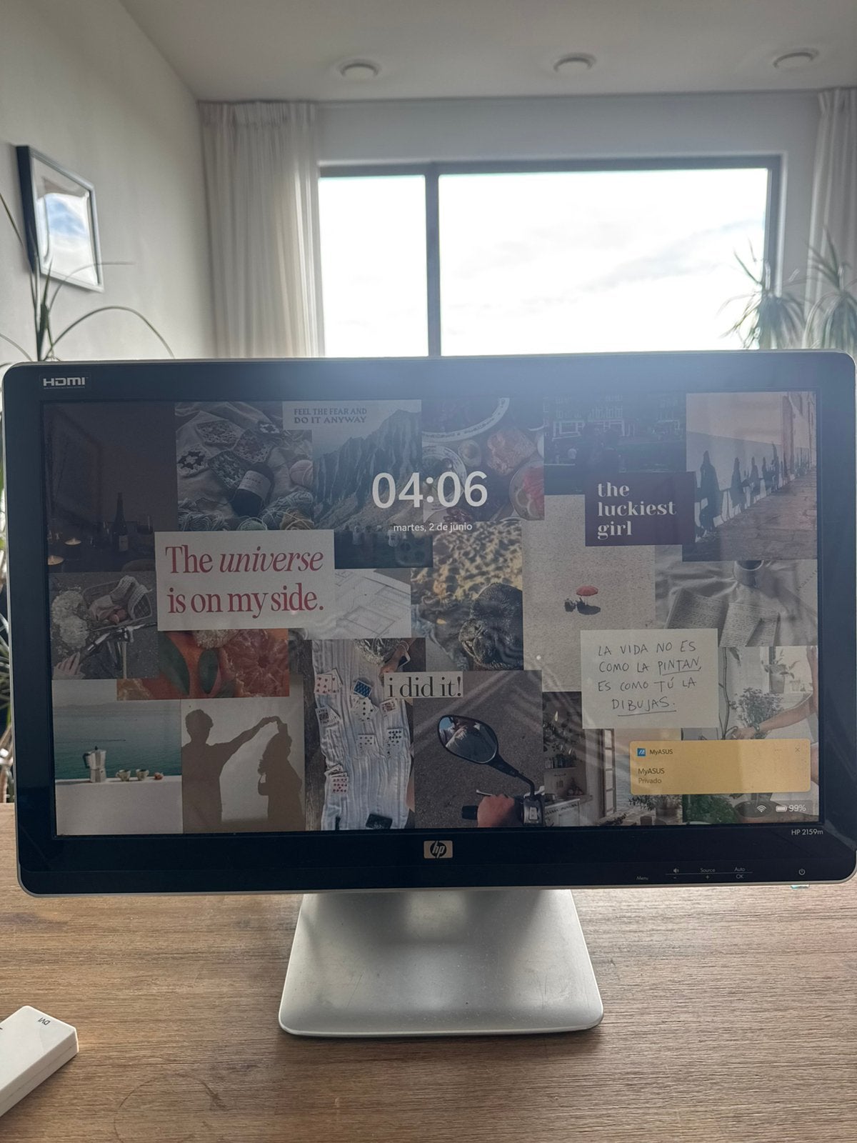 HP 21,5 inch LCD monitor met HDMI, IPS, Full HD, Ophalen of Verzenden, 60 Hz of minder