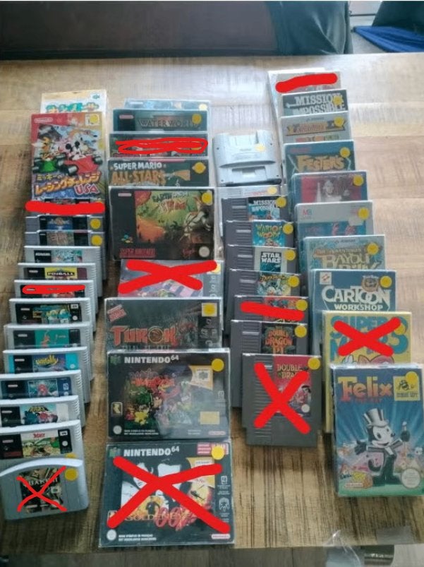 Oude Nintendo games- Doe een bod per titel, Avontuur en Actie, Gebruikt, 1 speler, Ophalen of Verzenden