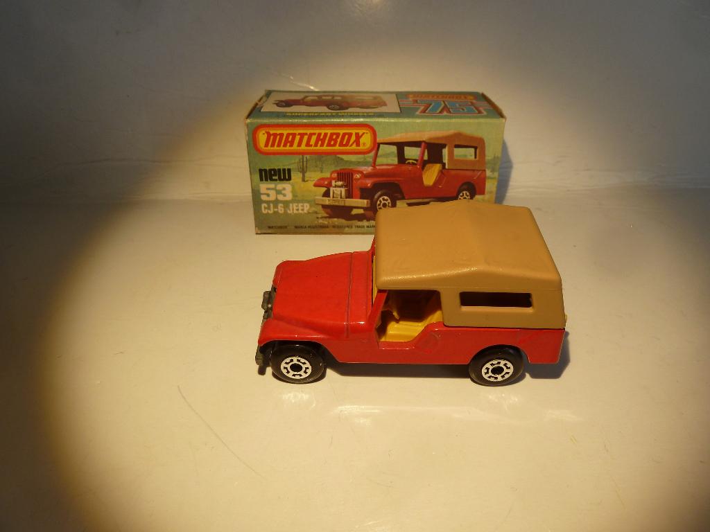MATCHBOX SUPERFAST:  53    CJ-6  JEEP  & MINT/BOXED, Ophalen of Verzenden, Nieuw, Auto