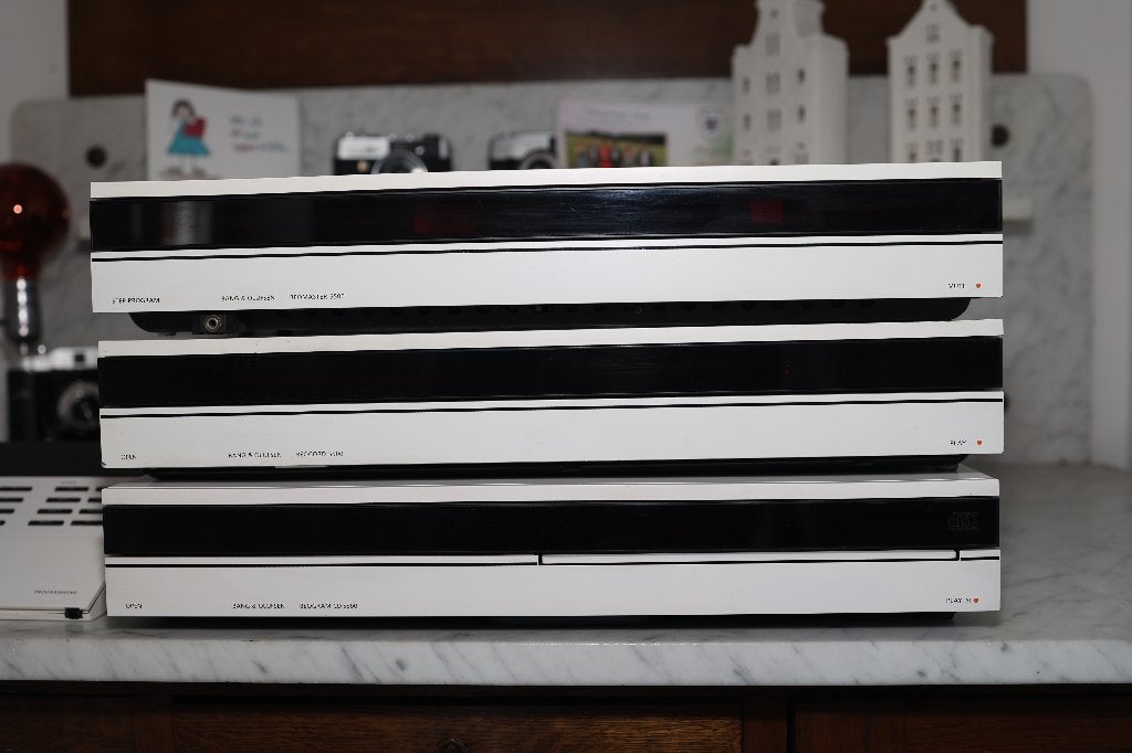 Wit B&O Bang & Olufsen systeem 5500  + Afstandsbedening, Tuner of Radio, Bang & Olufsen, Niet werkend, Losse componenten