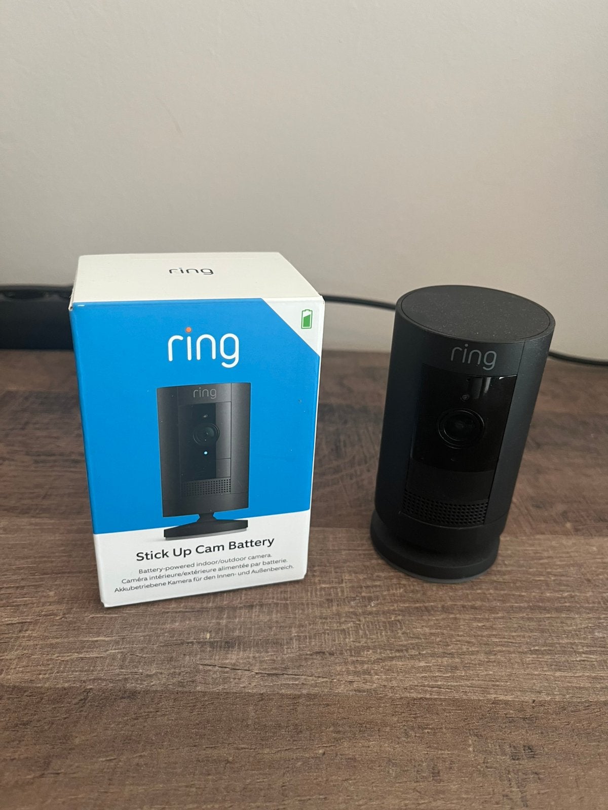 Ring camera indoor en outdoor, Ophalen of Verzenden, Zo goed als nieuw