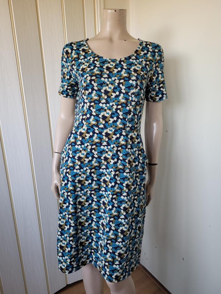 Zilch jurk zomer maat S/M 36/38 blauw print, Blauw, White Stuff, Ophalen of Verzenden, Zo goed als nieuw