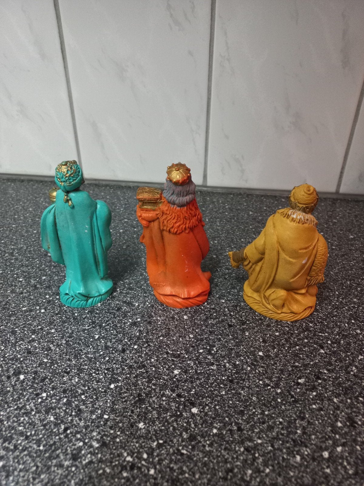 Vintage kerstgroep figuren Italy 3 wijzen, Diversen, Onbekend, Ophalen of Verzenden, Zo goed als nieuw, Onbekend