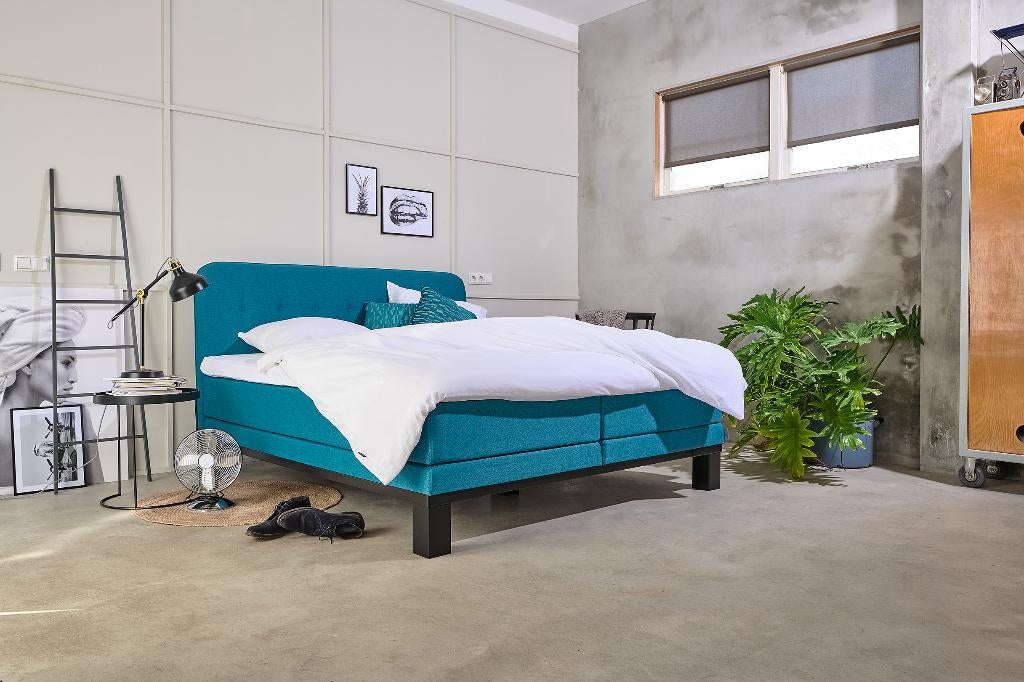 Luxe Boxspring Showroommodel met Topper | Binnen 5 dagen, Verzenden, Overige kleuren, 180 cm, 200 cm