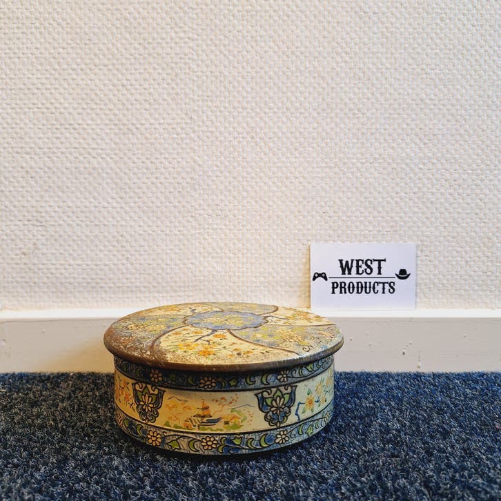 Vintage Blik (Rond) | 15 x 5.5 cm