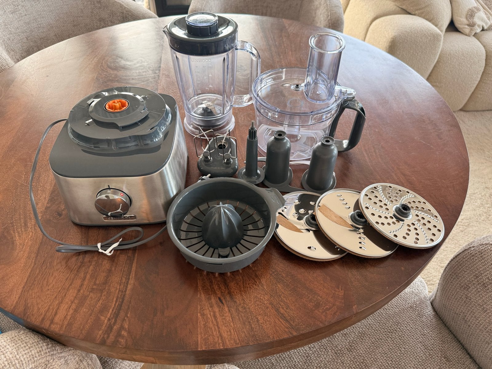 Kenwood Multipro Compact Foodprocessor FDP301SI, 1 tot 2 liter, 2 snelheden, Nieuw, Ophalen of Verzenden