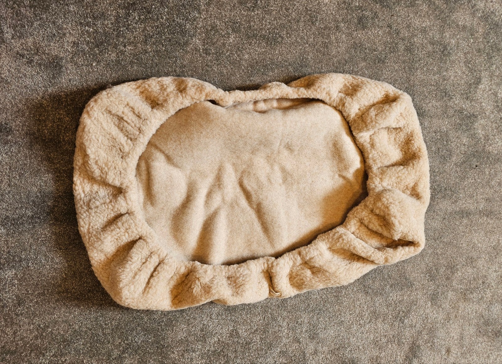 Hoeslaken Merinowol 50 x 90 voor co-sleeper, Jongetje of Meisje, Ophalen of Verzenden, Zo goed als nieuw, Wit