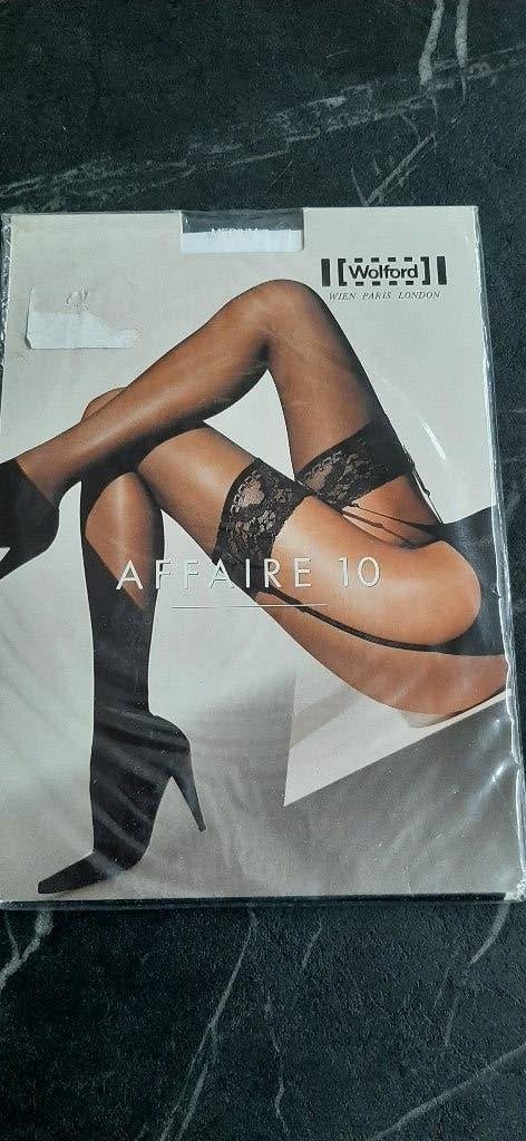 wolford Nylon kousen wit, Overige typen, Verzenden, Wit, Maat 35 t/m 38