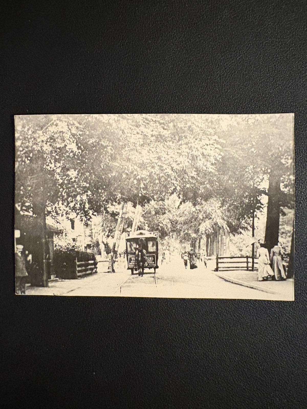 Foto paardentram Biltstraat Utrecht (±1895), Ophalen of Verzenden, Gebruikt, Tram