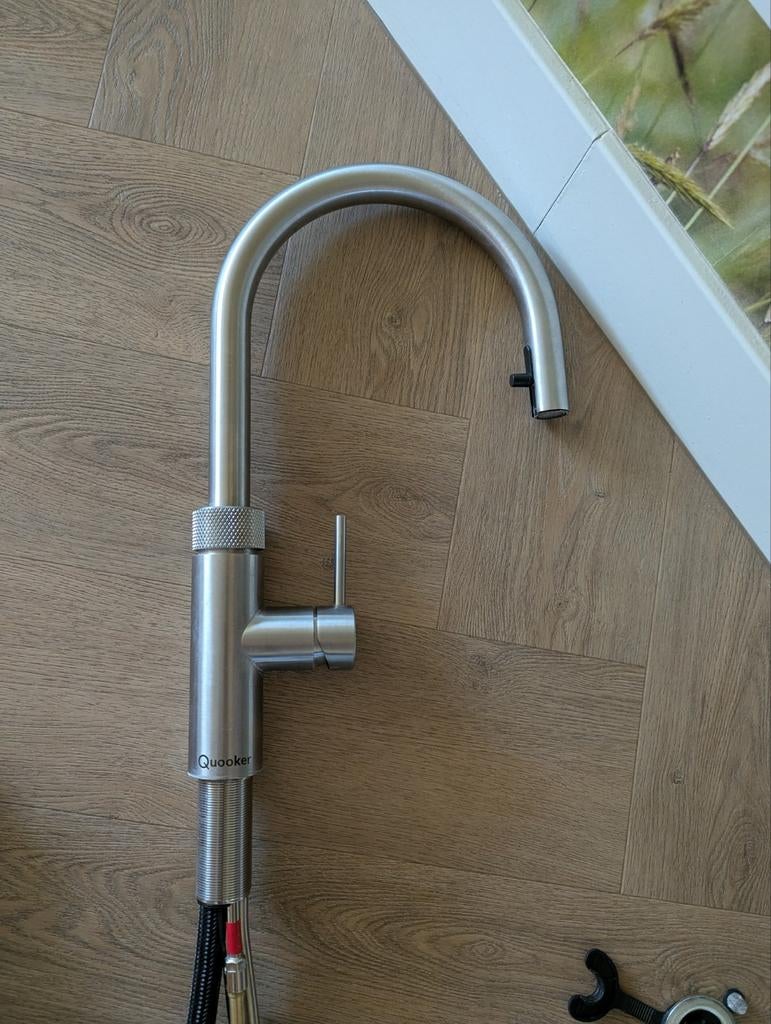 Quooker Flex rvs kraan met Combi+ 7 liter boiler, Ophalen