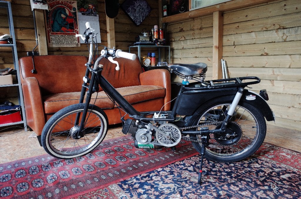 Peugeot 102 Custom, Fietsen en Brommers, Brommers | Peugeot, Gebruikt, Maximaal 25 km/u, Ophalen