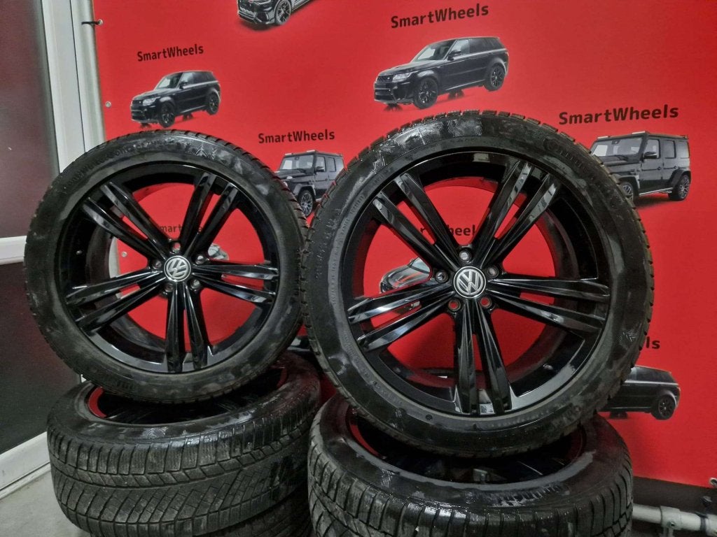 19 inch ORIGINEEL VOLKSWAGEN R-LINE SEBRING TIGUAN VELGEN, 255 mm, Banden en Velgen, Niet ingevuld, Ophalen of Verzenden