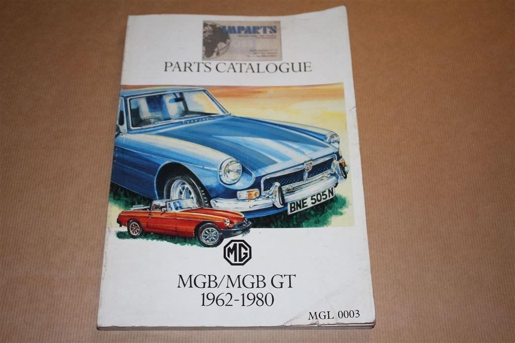 MGB / Midget 1962-1980 - Parts Catalogue, Ophalen of Verzenden