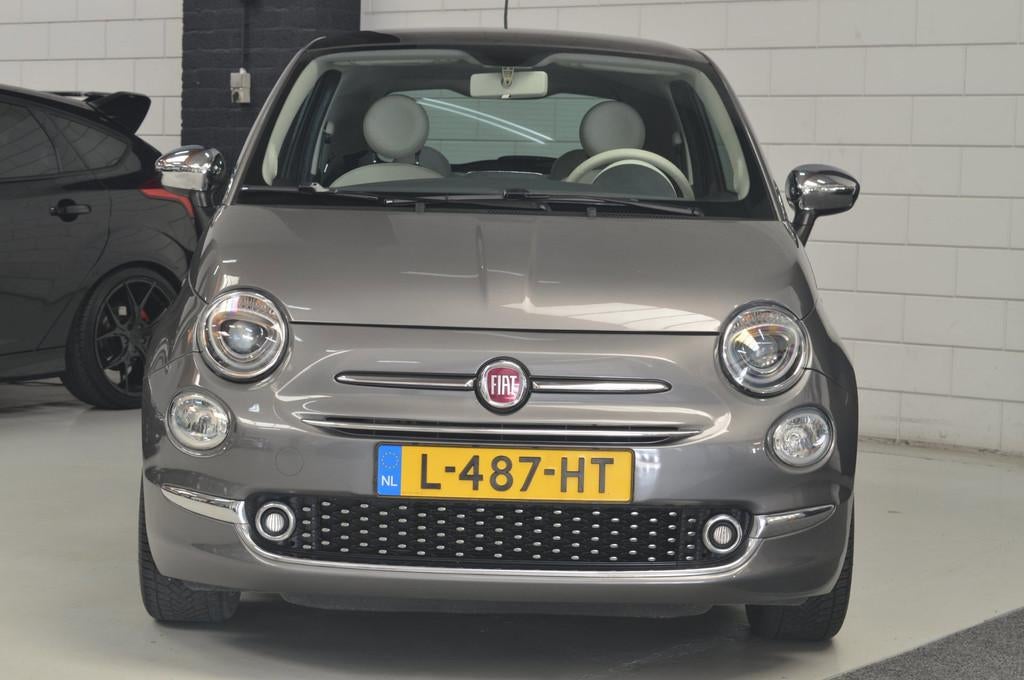 Fiat 500 1.2 Lounge // AIRCO // PANORAMADAK // PARKEERSENSOR, Auto's, Stof, Gebruikt, 4 cilinders, 840 kg