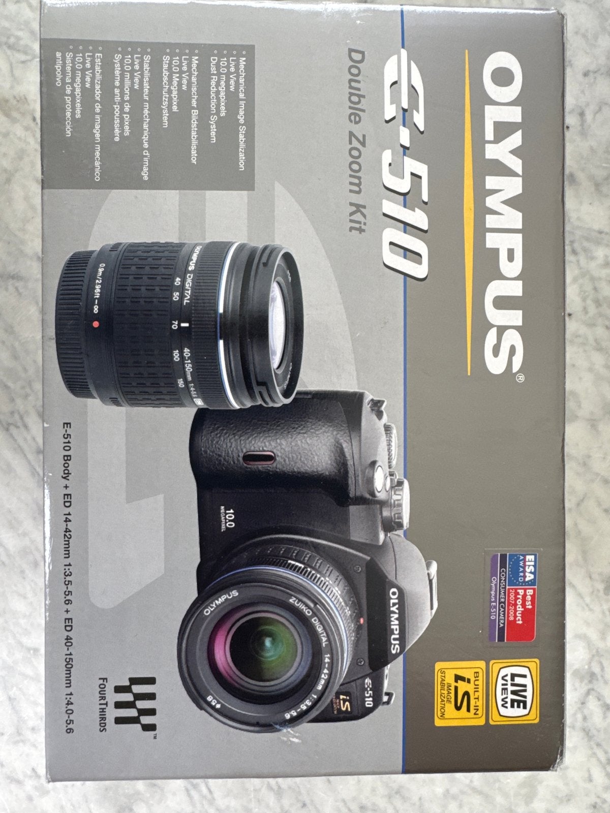 Olympus E-510 Spiegelreflexcamera, Spiegelreflex, Beeldstabilisatie, Ophalen of Verzenden, Zo goed als nieuw