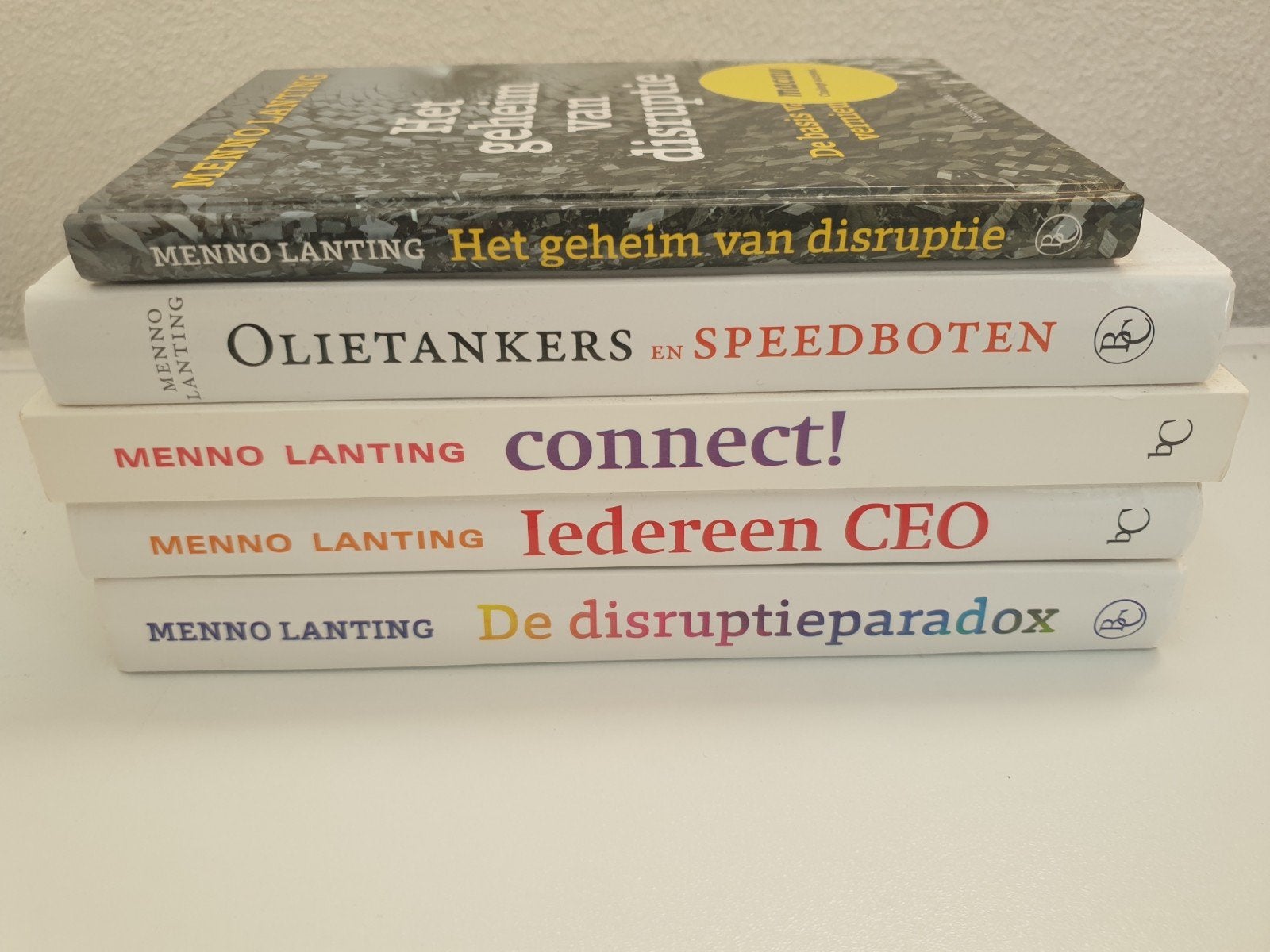 Boeken van Menno Lanting: Disruptie, Connect, CEO, Ophalen of Verzenden, Gelezen, Menno Lanting